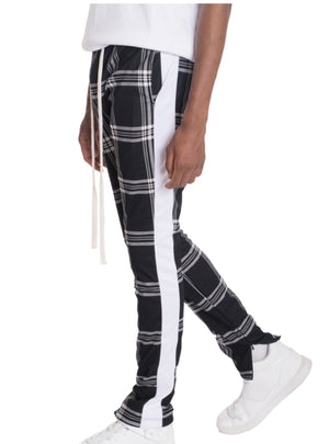 Plaid Track Pants