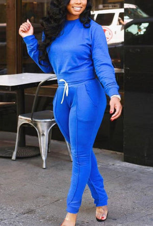 Royal Blue Jogger Set